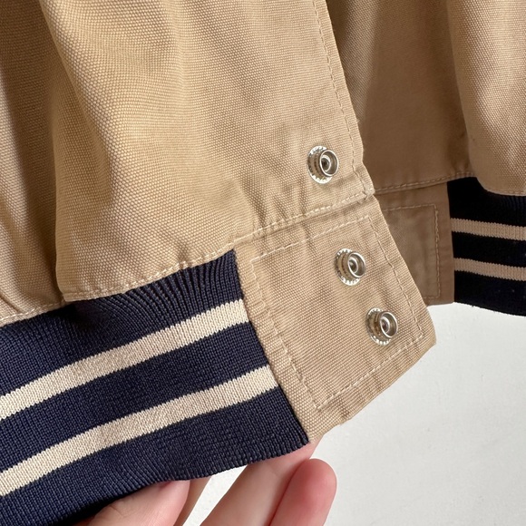 Ecko Unlimited Varsity Bomber Jacket 100% Cotton Canva Patched L Vintage USA - Picture 4 of 15